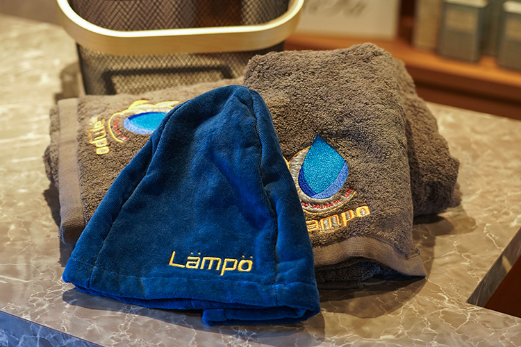 Lampo（ランポ）のタオルセットとサウナハット